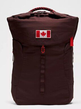 Lululemon Team Canada Rolltop Backpack 45L, Limited Edition (New w/Tags)